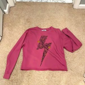 Anthropologie Lightning ⚡️ Bolt Sweatshirt